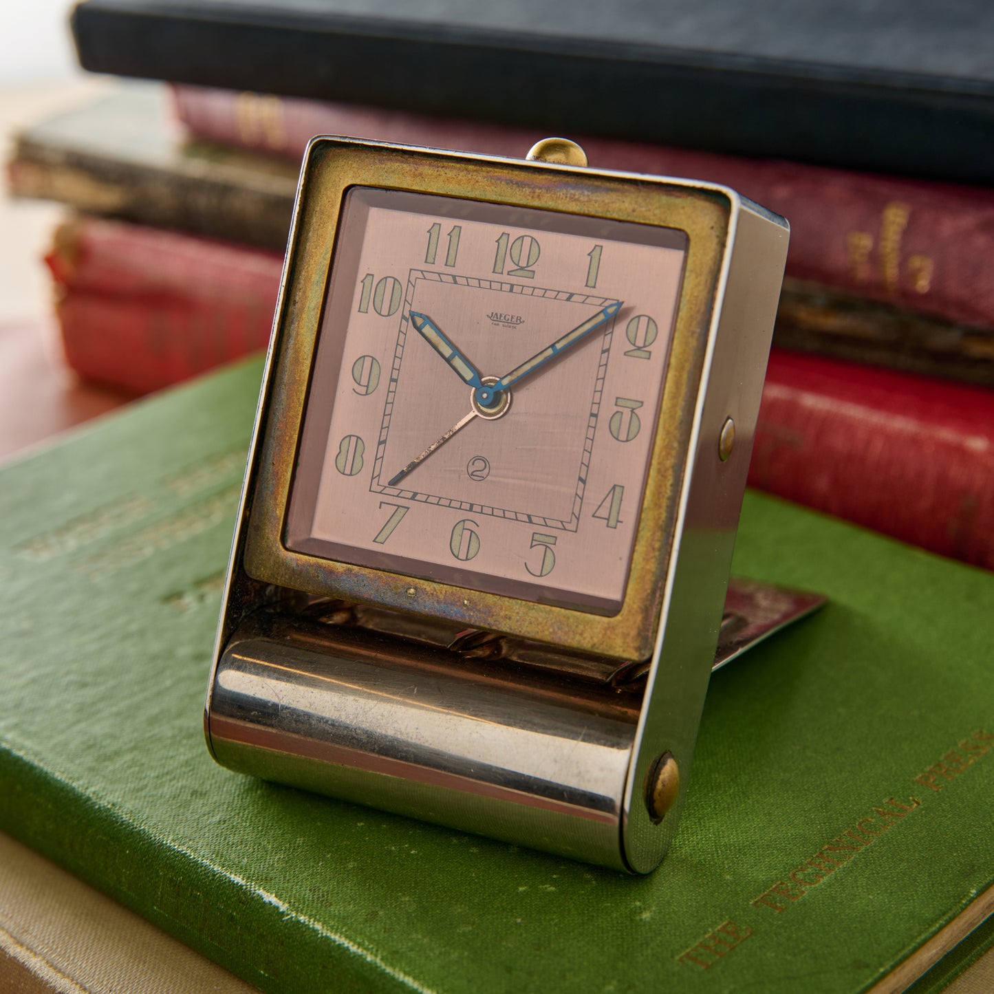 Jaeger-LeCoultre Travel Alarm Clock Brass