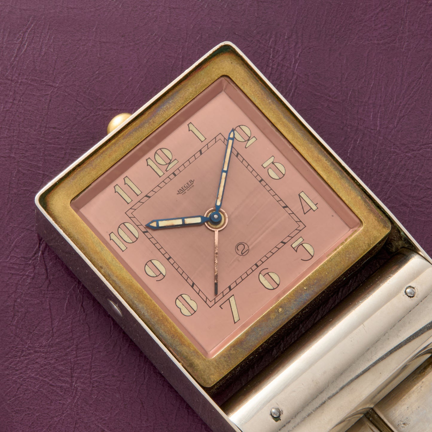 Jaeger-LeCoultre Travel Alarm Clock Brass