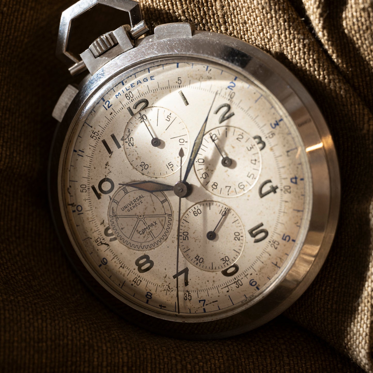 Universal Genève Compax Pocket Watch