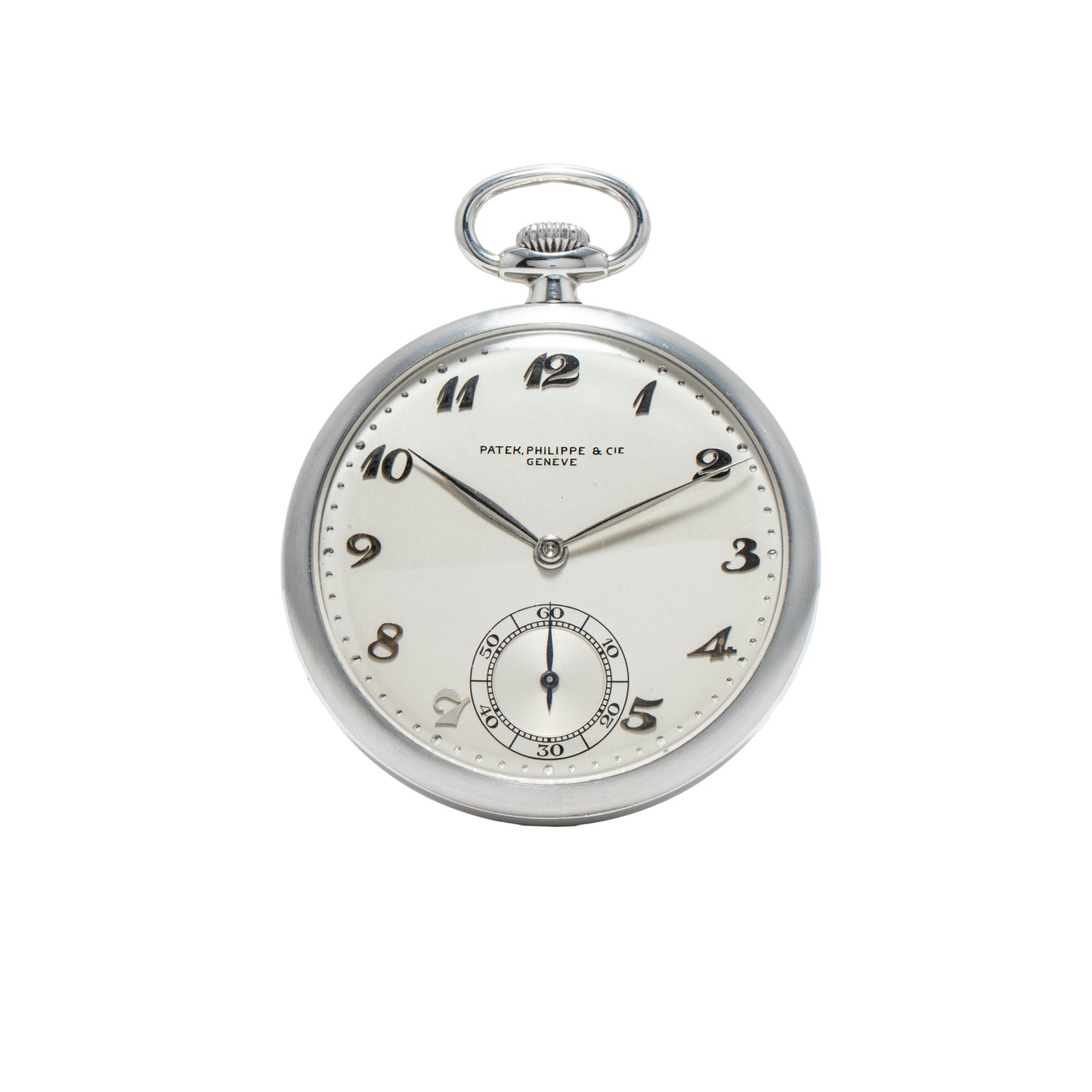 Patek Philippe Stainless Steel "Breguet" Pocket Watch