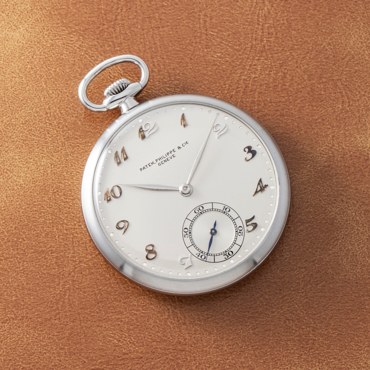 Patek Philippe Stainless Steel "Breguet" Pocket Watch