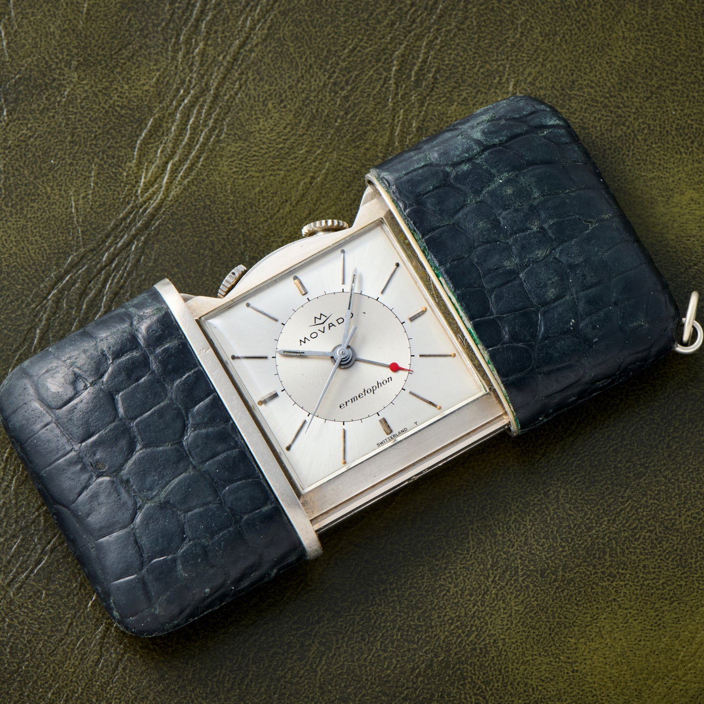 Movado Ermetophon Travel Clock