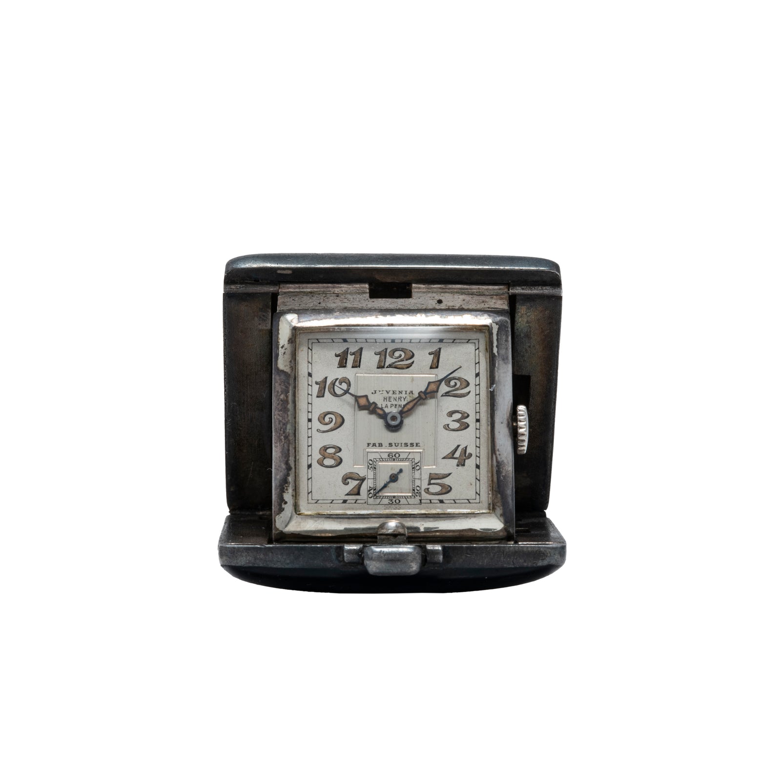 Henry a la Pensée by Juvenia Sterling Silver Purse Watch