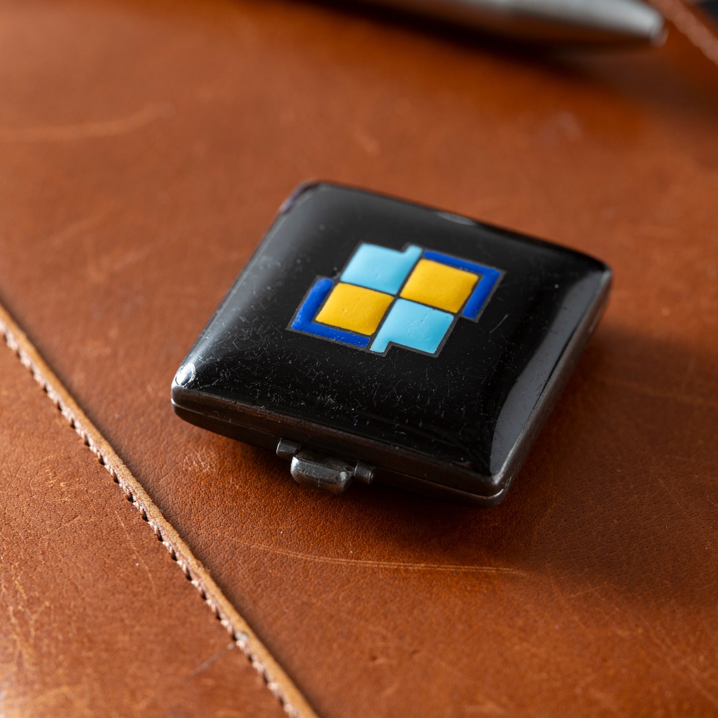 Henry a la Pensée by Juvenia Sterling Silver Purse Watch