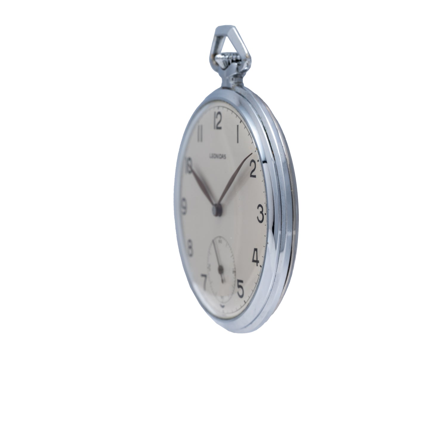 Leonidas Steel Pocket Watch NOS