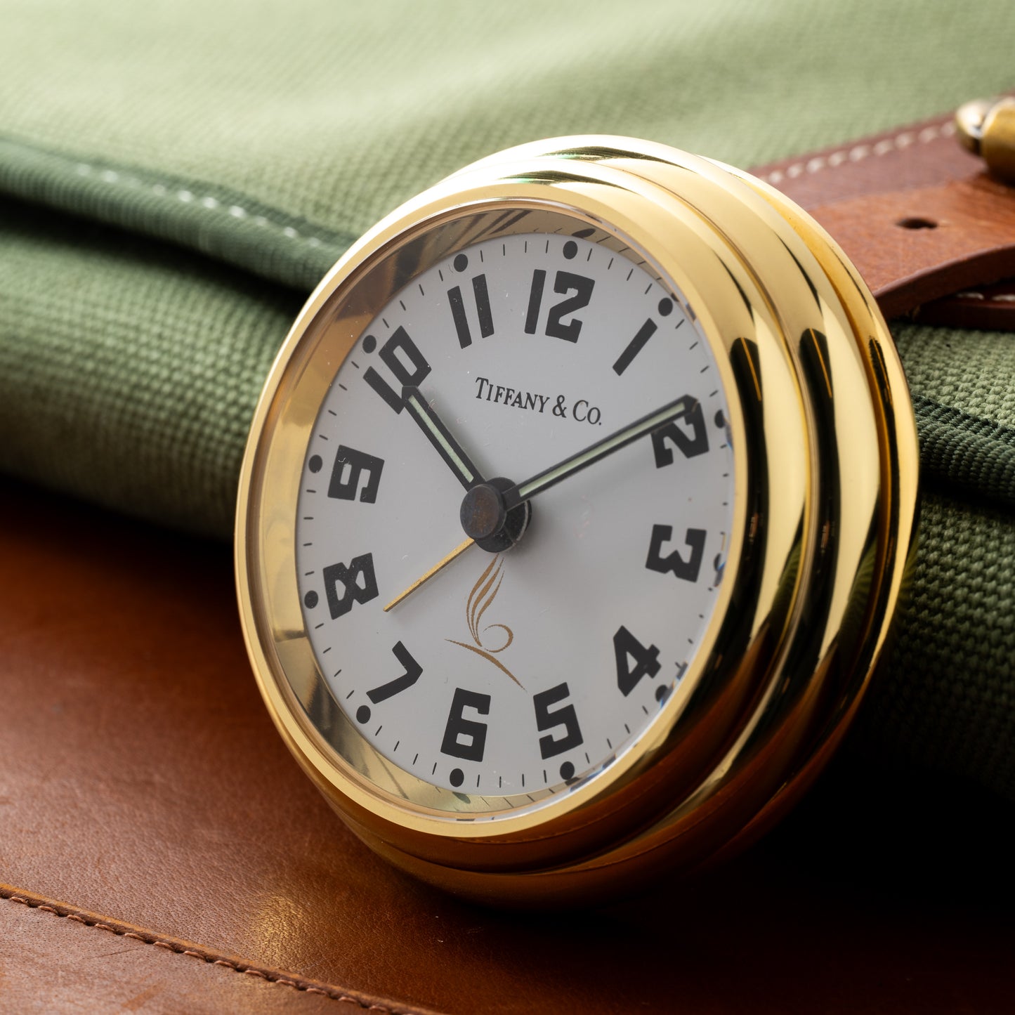 Tiffany & Co. Royal Jet Aviator Travel Alarm Clock