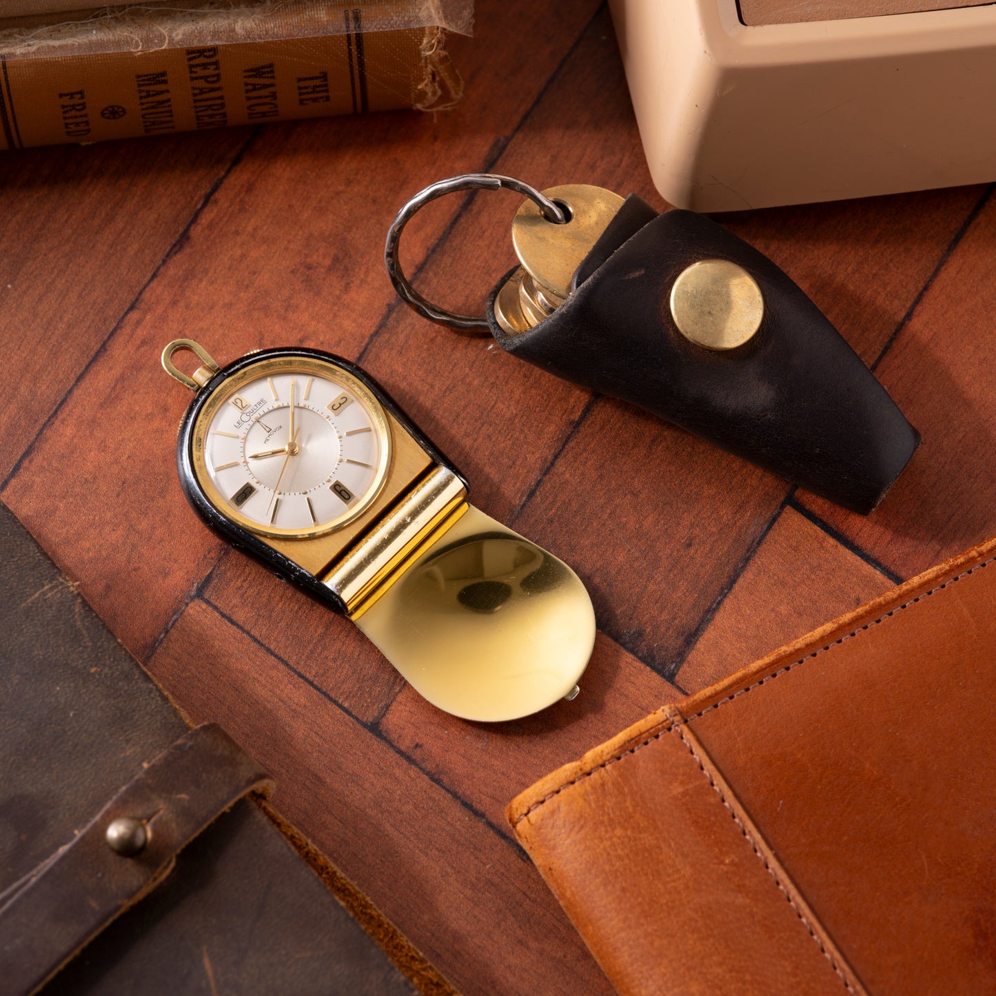 Jaeger-LeCoultre Memovox Travel Alarm Clock