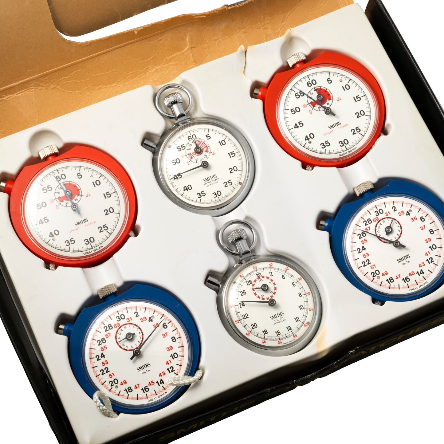 Smiths Set of Six Stopwatches