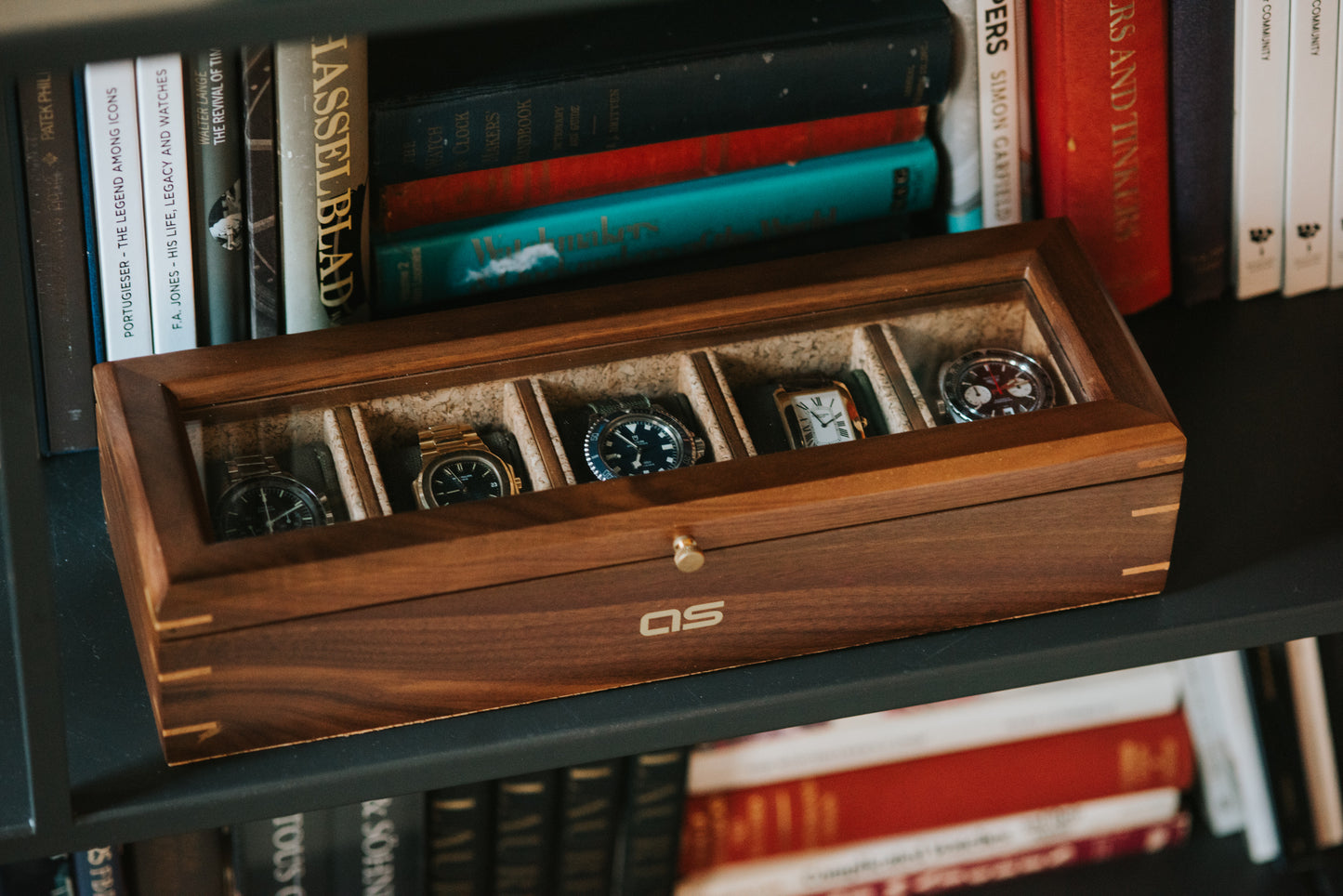 WOLF X Analog:Shift Flatiron II 5-Piece Watch Box