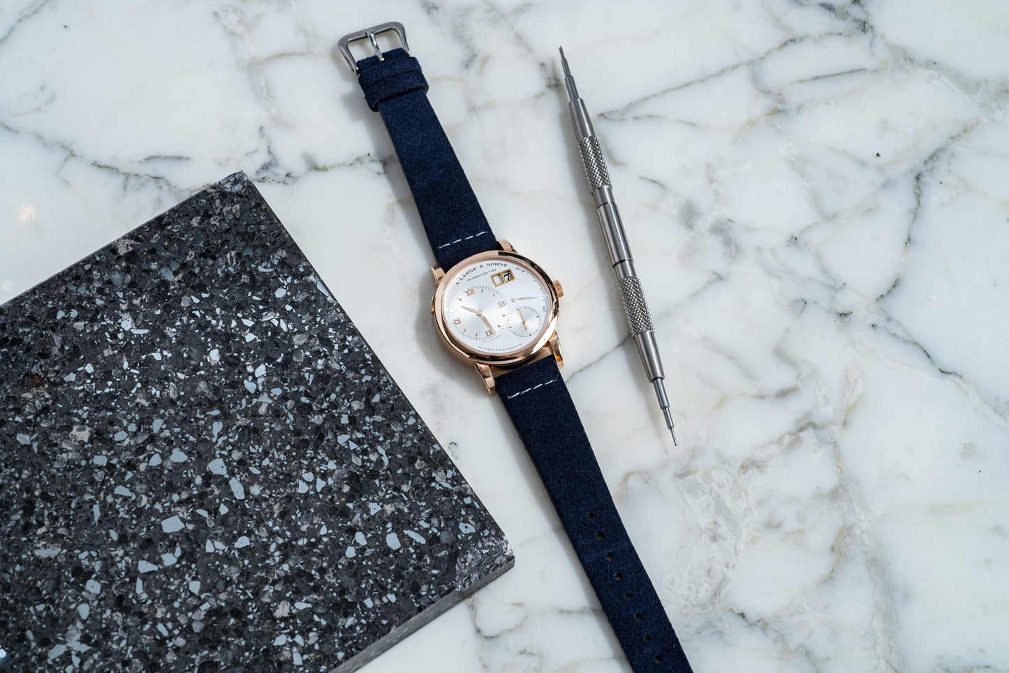 Annapolis Blue Suede Strap