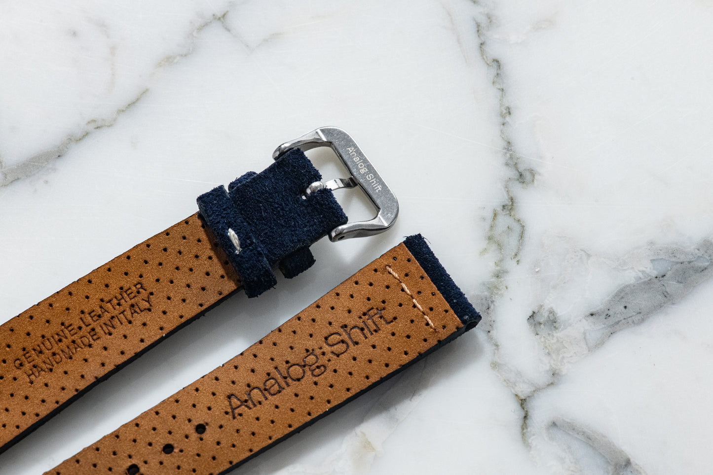 Annapolis Blue Suede Strap