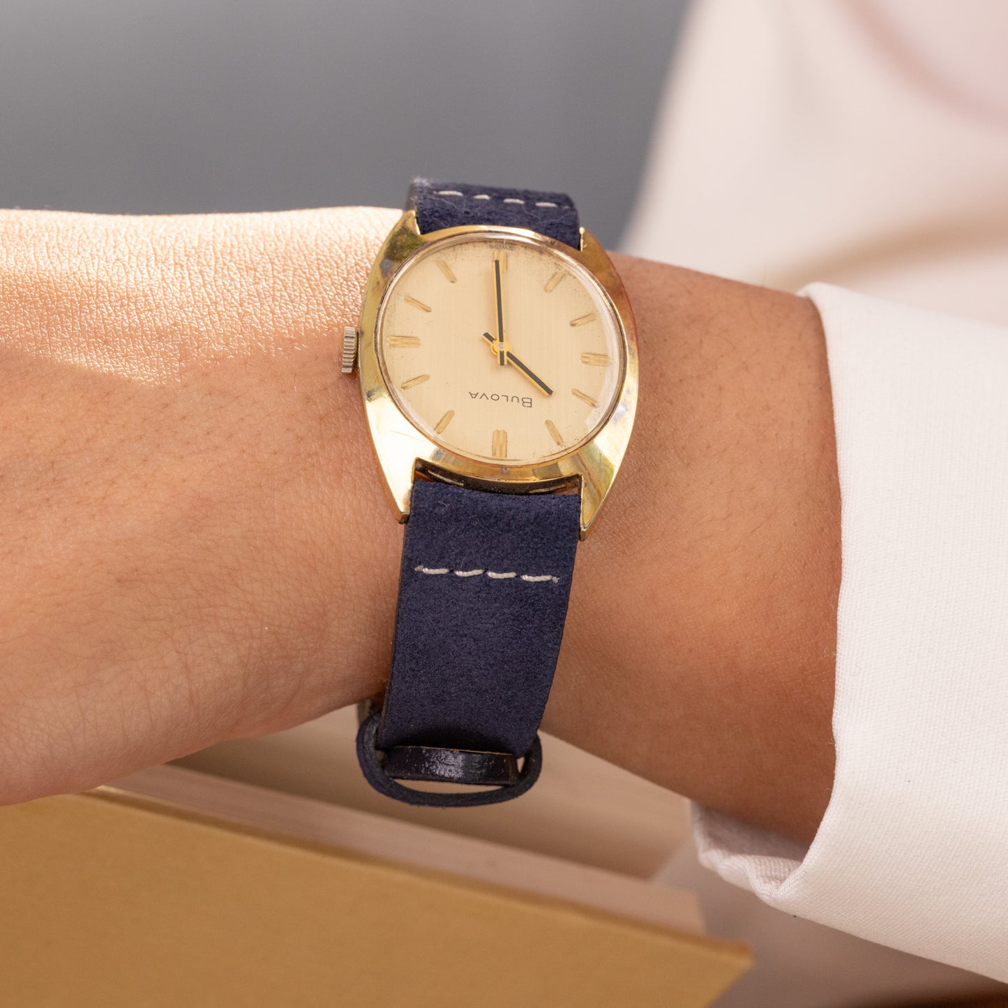 Annapolis Blue Suede Strap