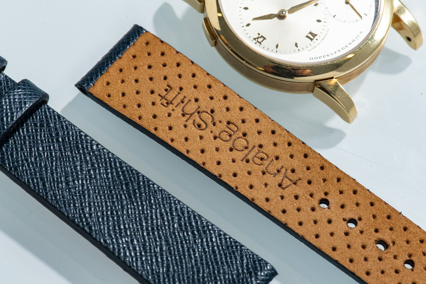 Atlantic Blue II Saffiano Strap