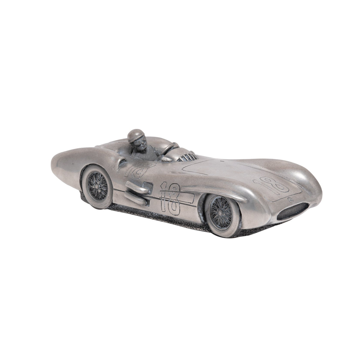 Mercedes Benz 300 SLR Pewter Sculpture