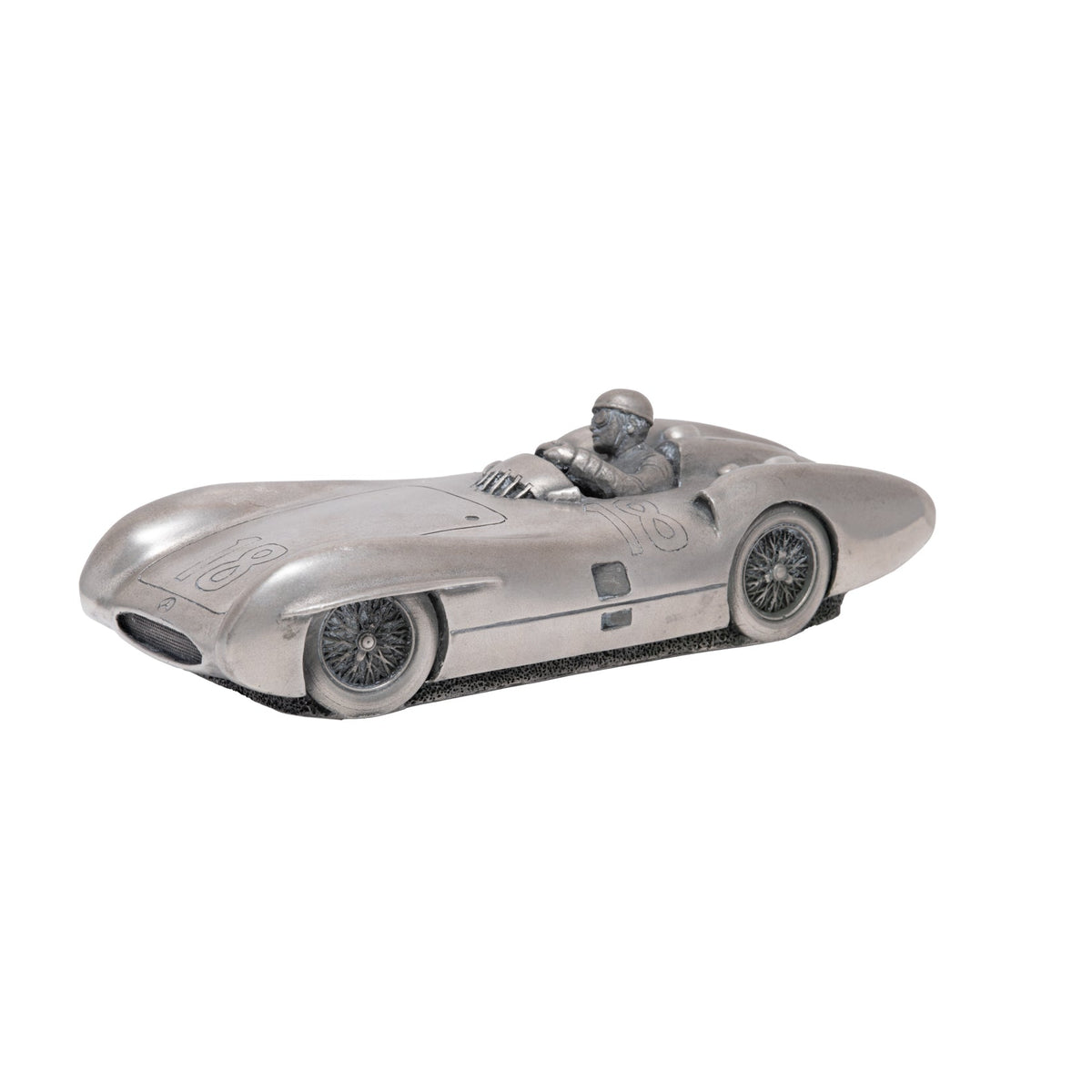 Mercedes Benz 300 SLR Pewter Sculpture