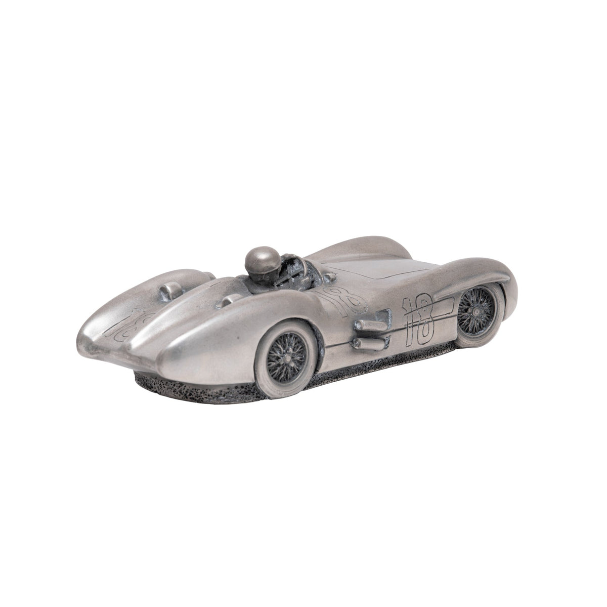 Mercedes Benz 300 SLR Pewter Sculpture