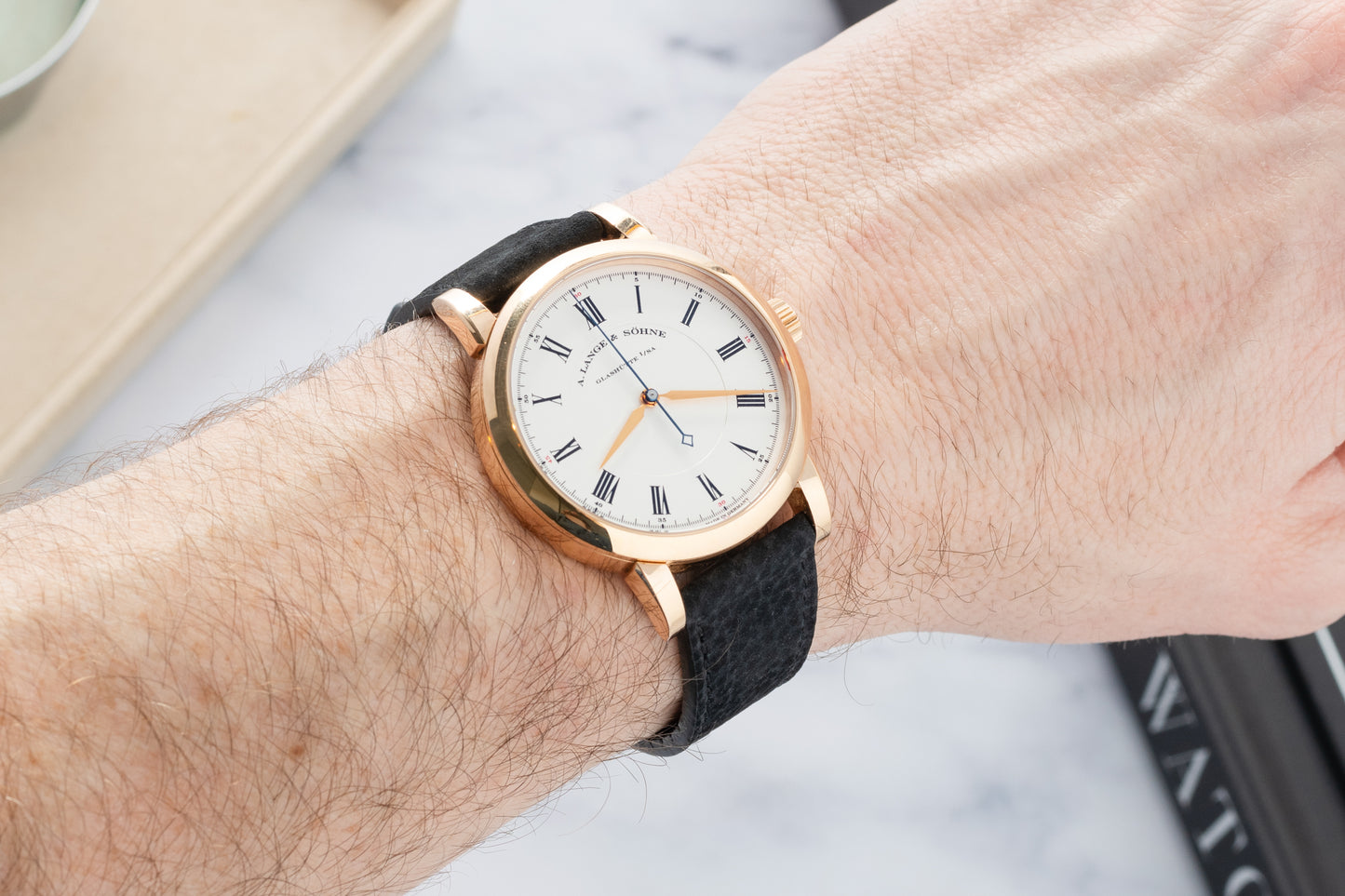 Narvik Black Nubuck Strap