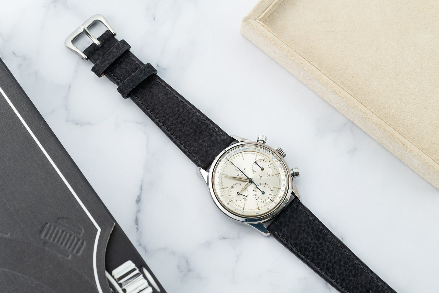 Narvik Black Nubuck Strap