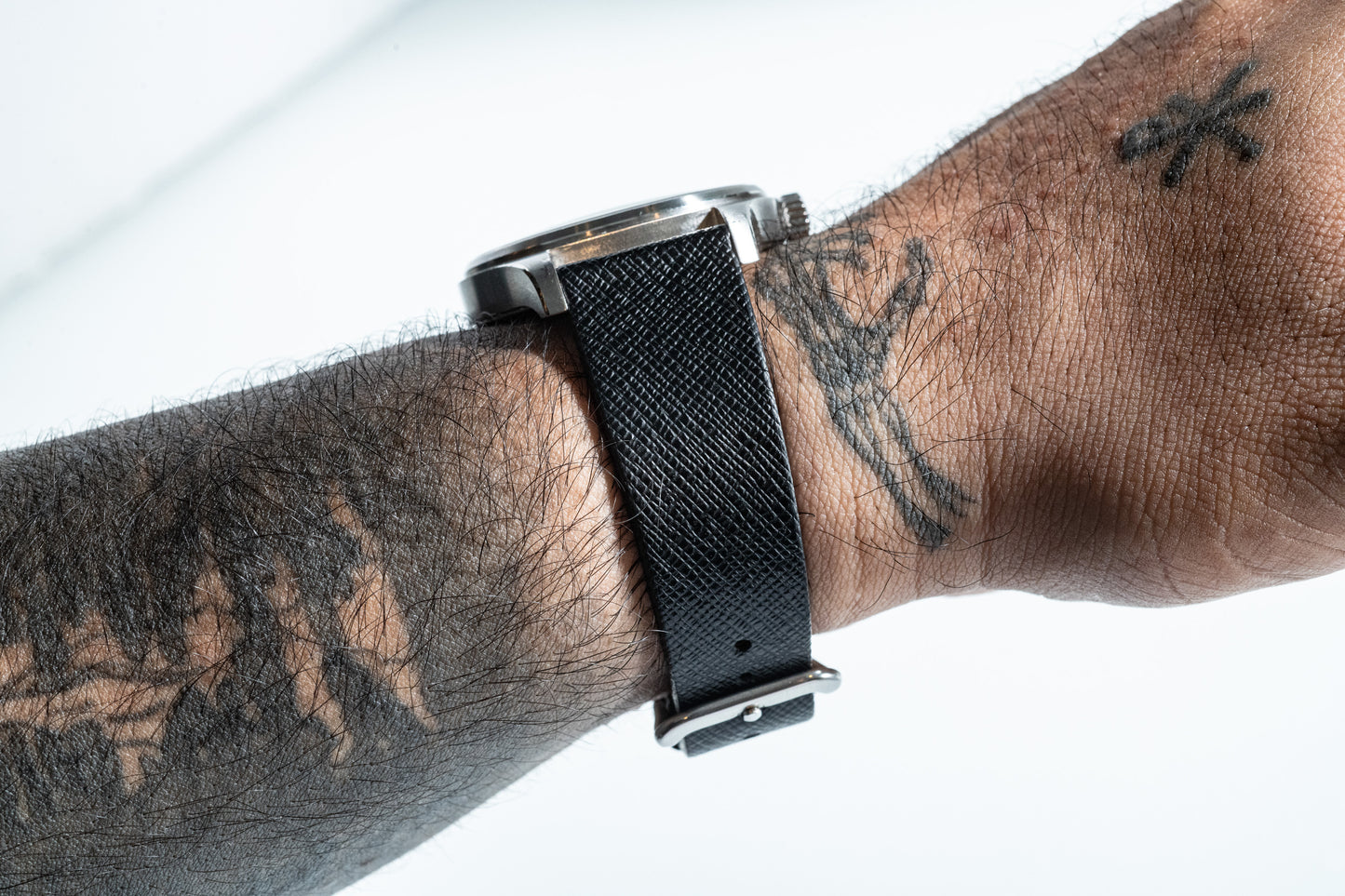 Marianas Black Saffiano Strap