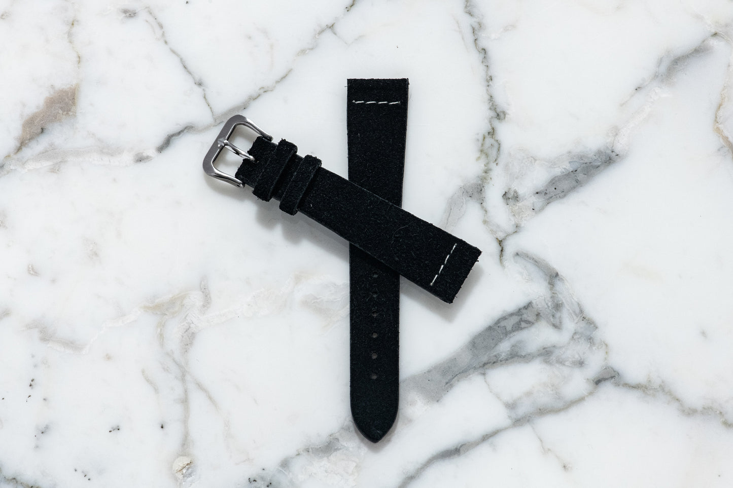 Nome Black Suede Strap