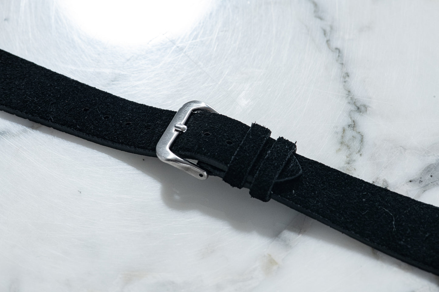 Nome Black Suede Strap