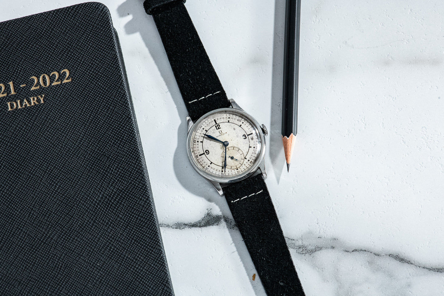 Nome Black Suede Strap