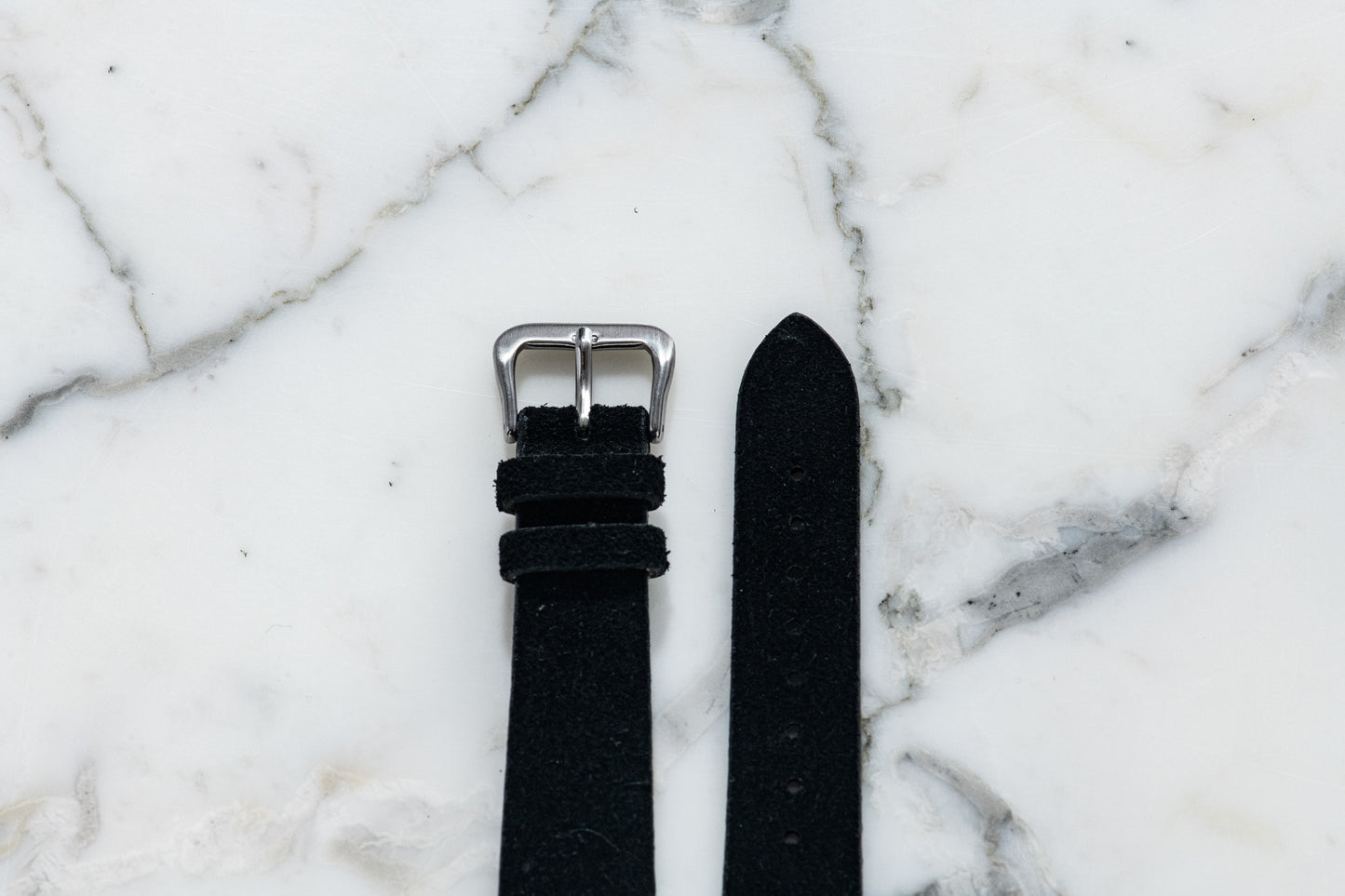 Nome Black Suede Strap