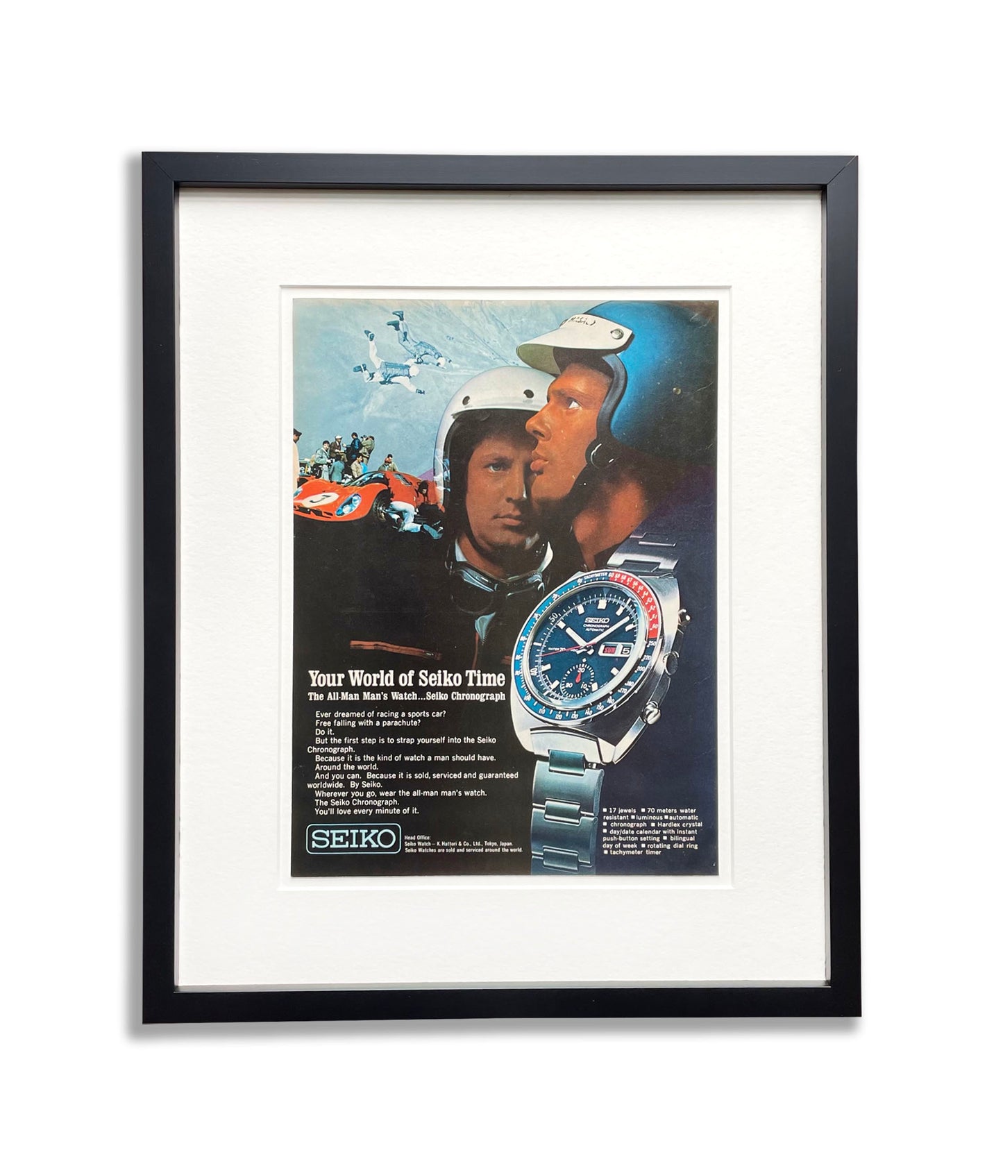 Seiko 'Blue Pogue' Chronograph