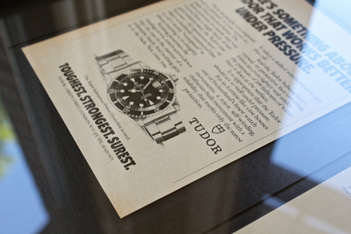 Tudor Submariner Lollipop 'Works Better Under Pressure'