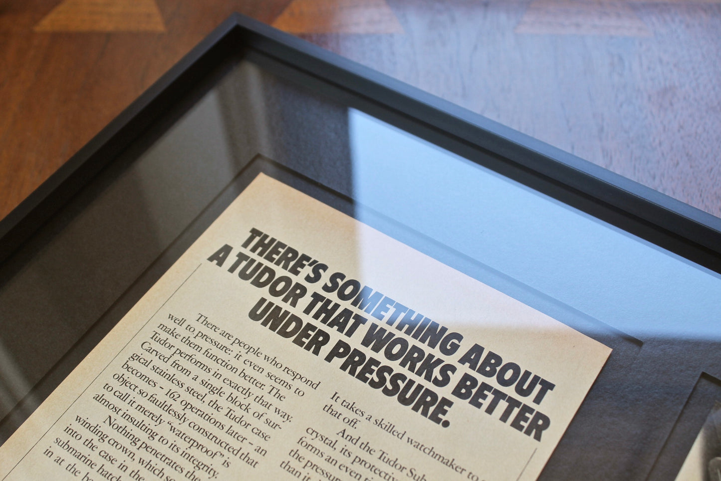 Tudor Submariner Lollipop 'Works Better Under Pressure'