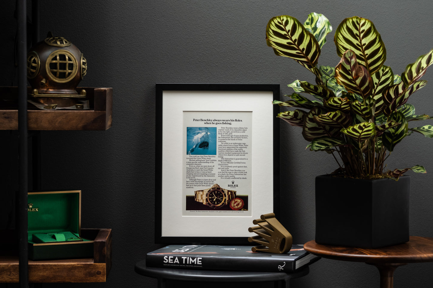 Rolex Gold Submariner 'Peter Benchley Always Wears His Rolex'