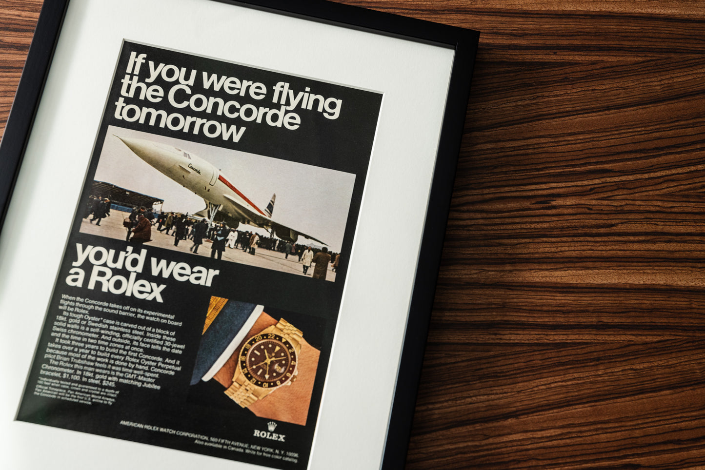 Rolex Gold GMT-Master 'Flying the Concorde'