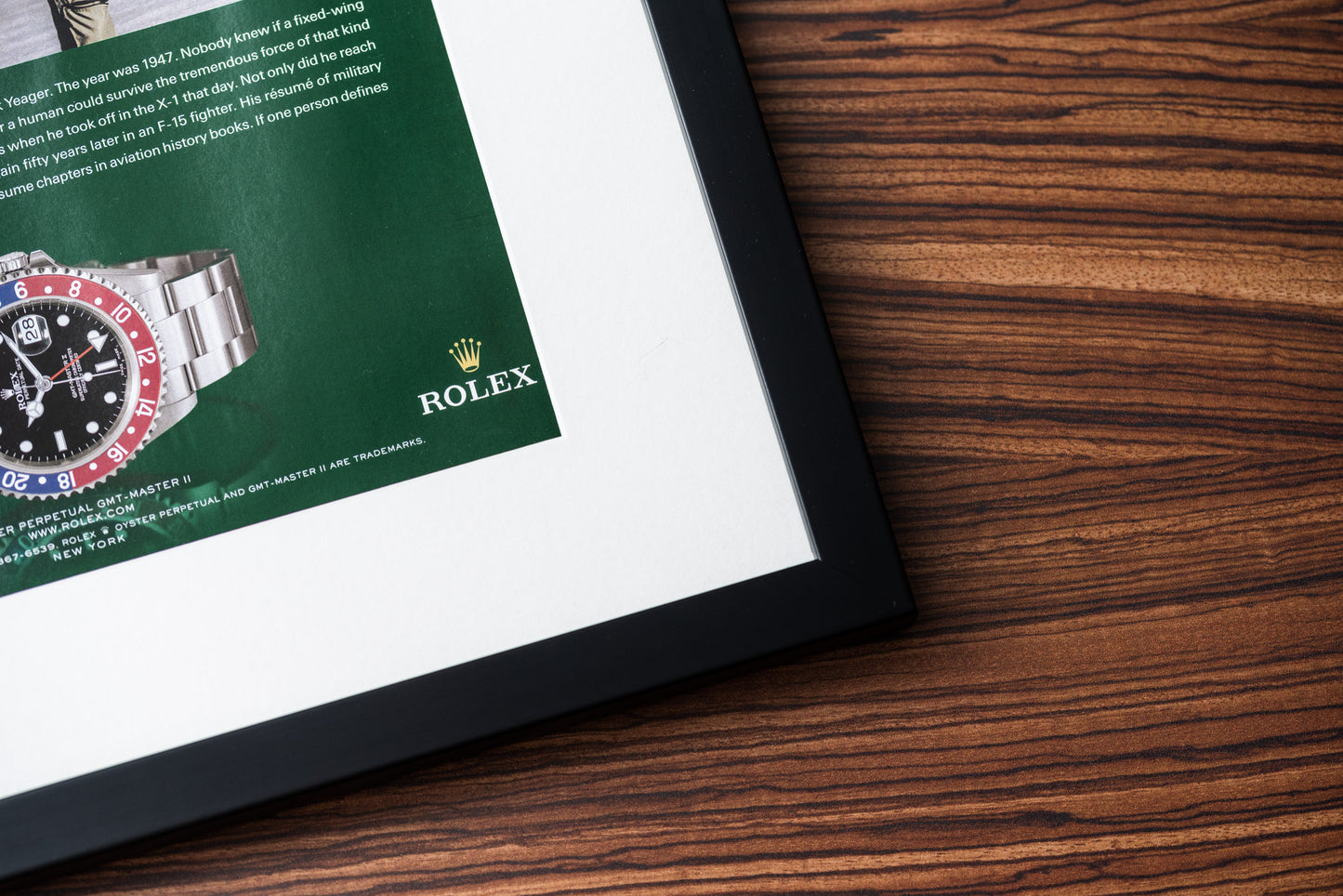 Rolex GMT-Master with Chuck Yeager