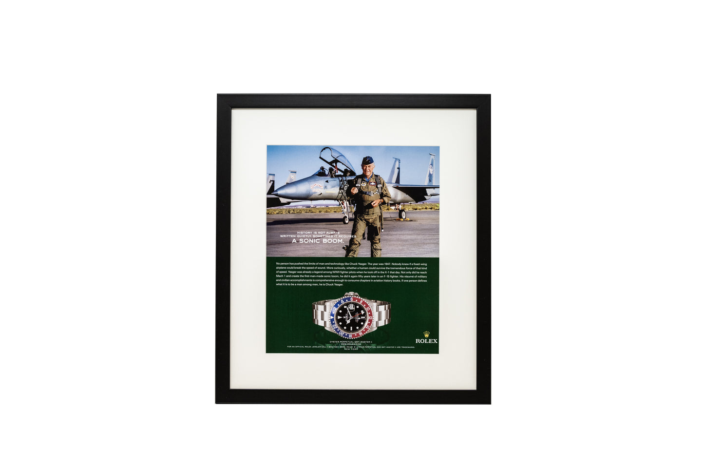 Rolex GMT-Master with Chuck Yeager