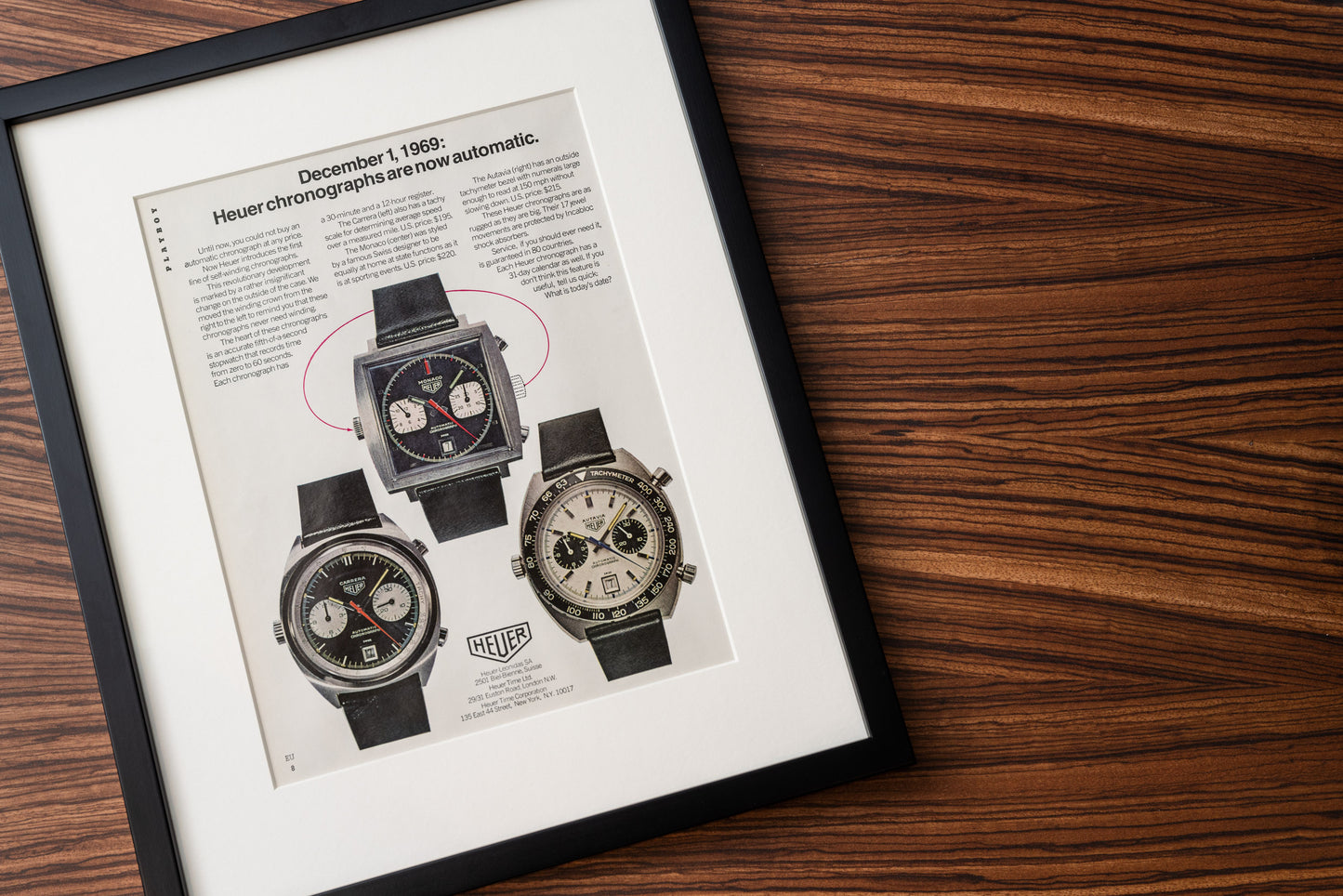 Heuer 'Chronographs Are Now Automatic'