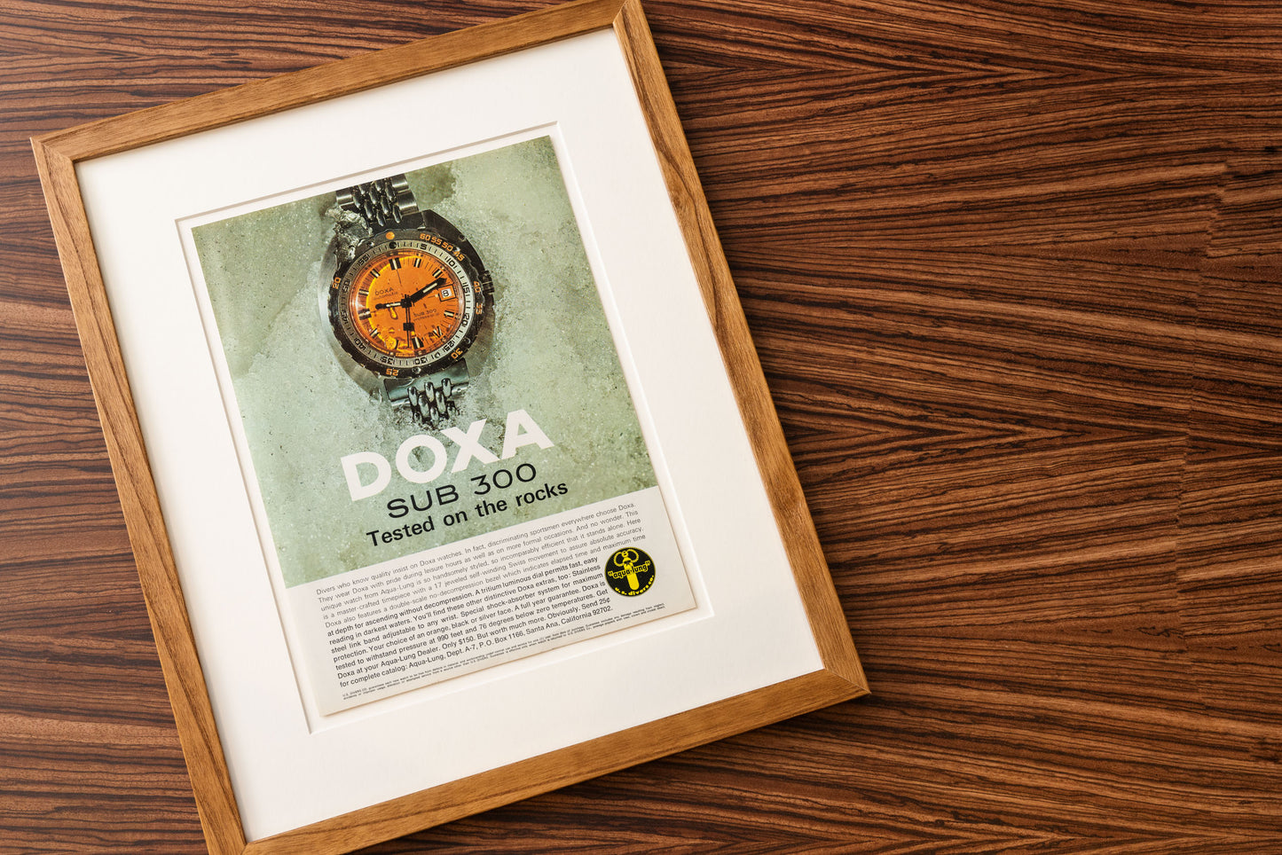 DOXA Sub 300 'Tested On The Rocks'