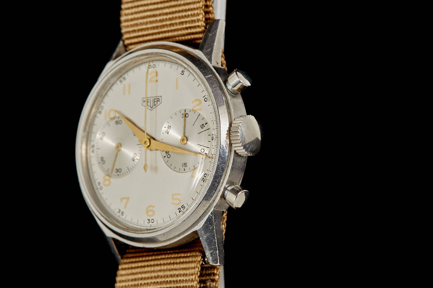 Heuer Dual Register Oversized Chronograph