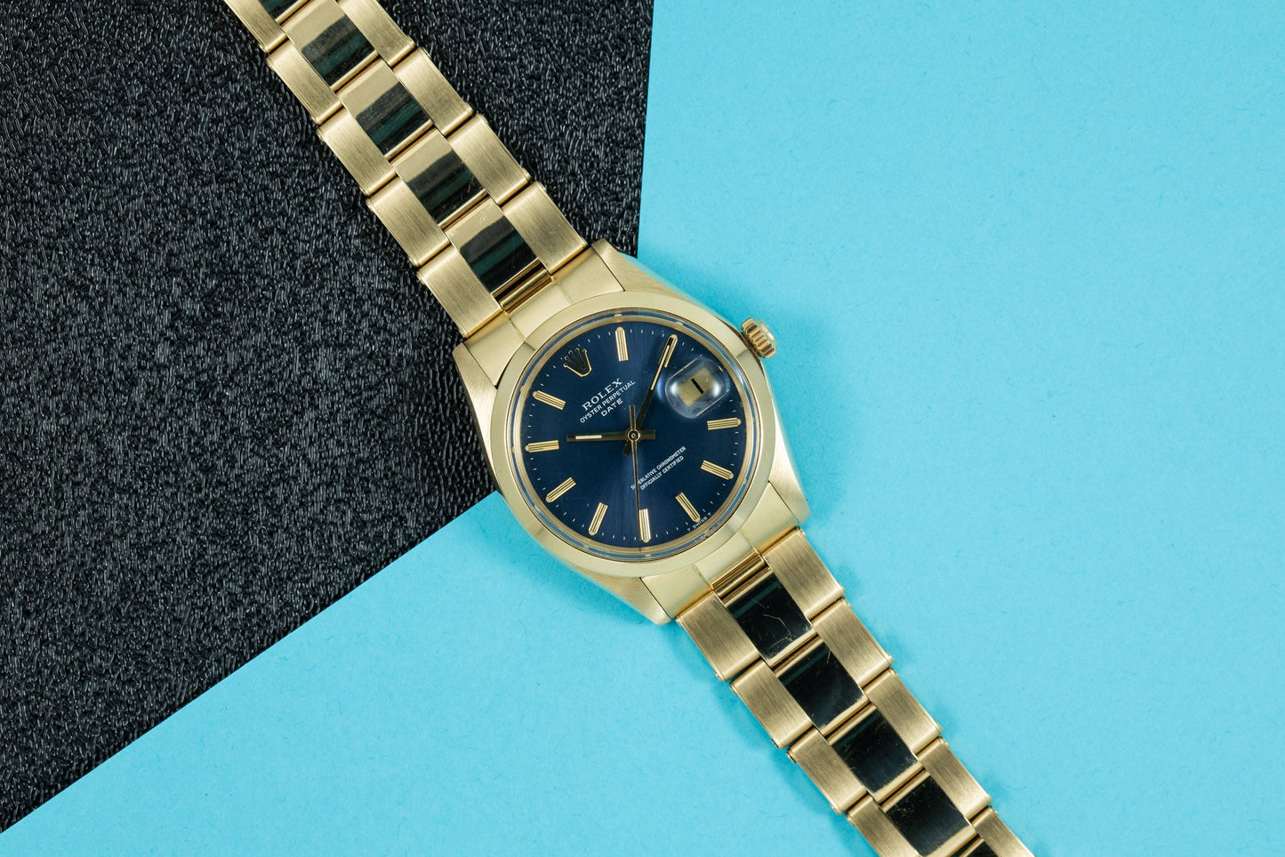 Rolex Oyster Perpetual Date 14K