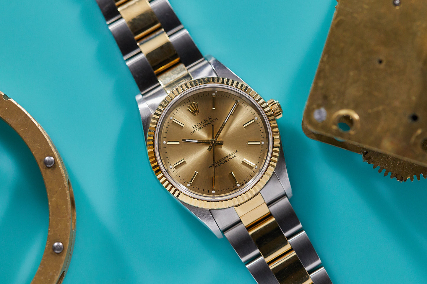 Rolex Oyster Perpetual Two Tone