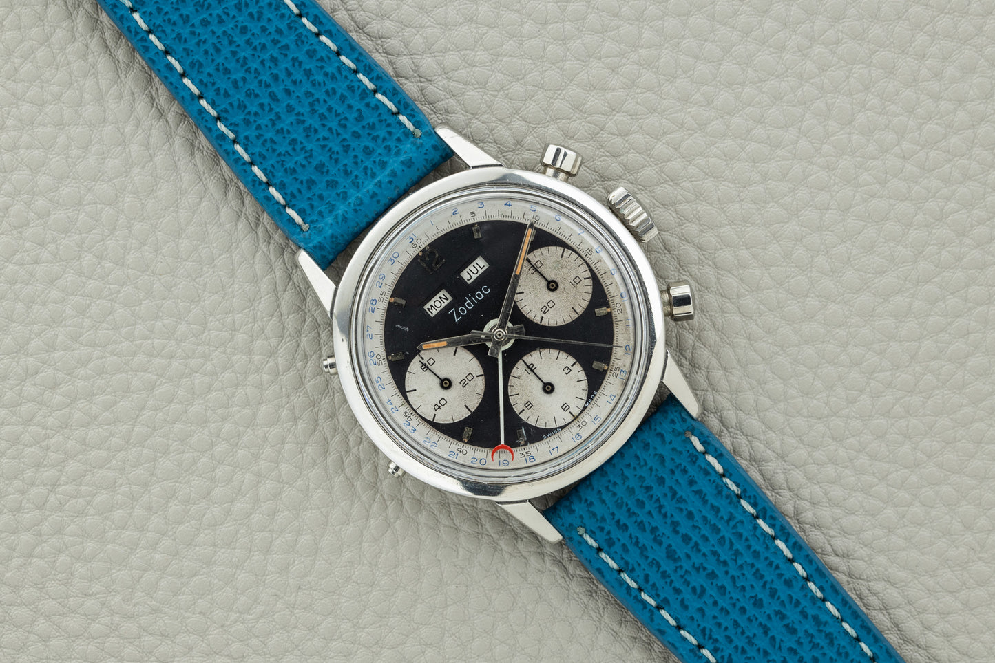 Zodiac Triple Calendar Chronograph