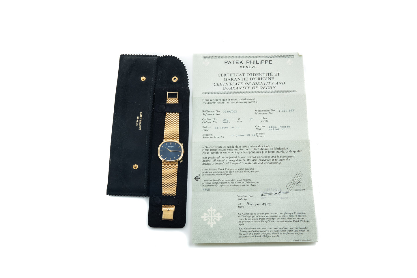 Patek Philippe Jumbo Golden Ellipse