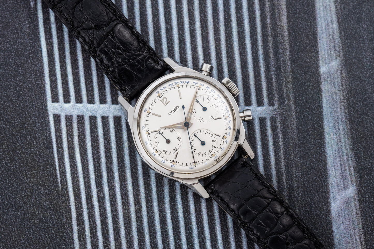 Jaeger Triple Register Chronograph