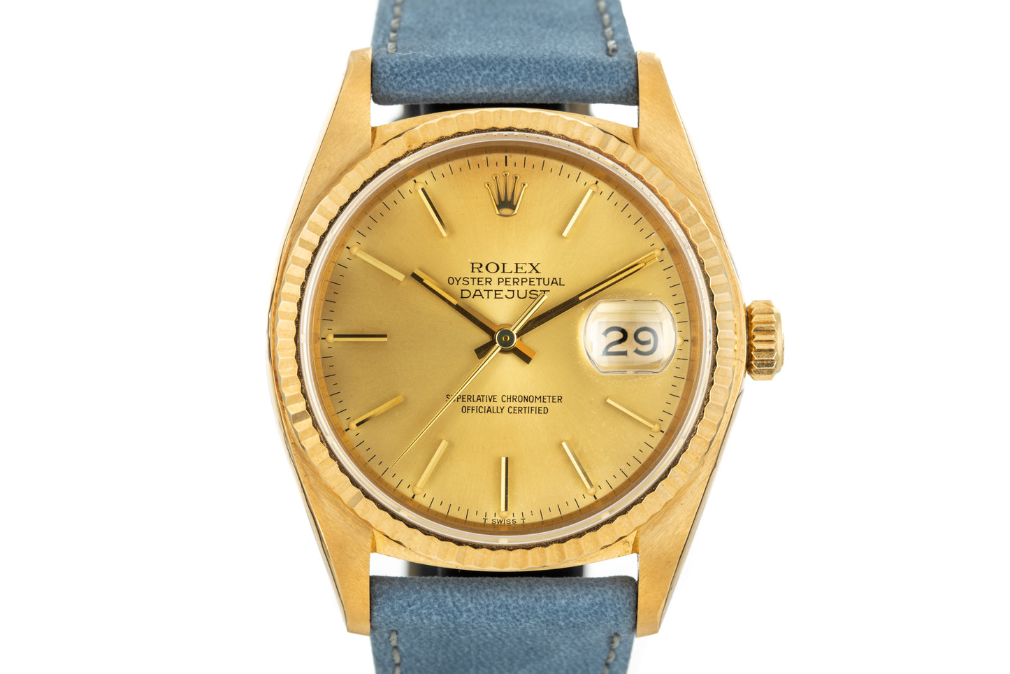 Rolex Datejust 18k Gold