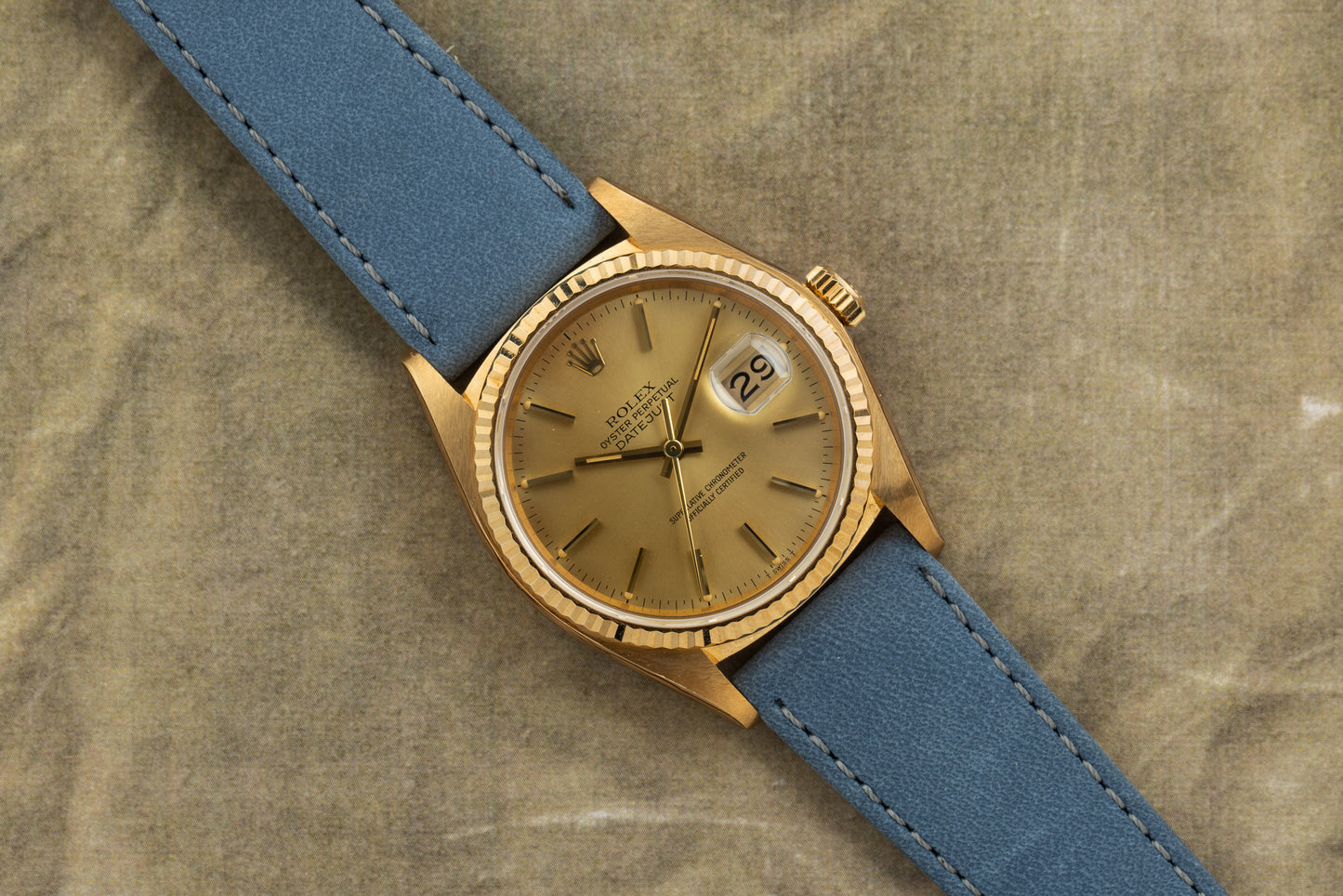 Rolex Datejust 18k Gold