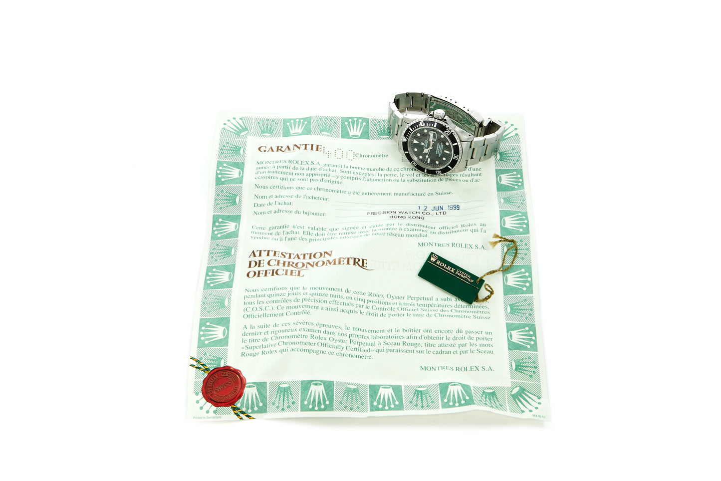 Rolex Submariner Date 'Swiss Only'