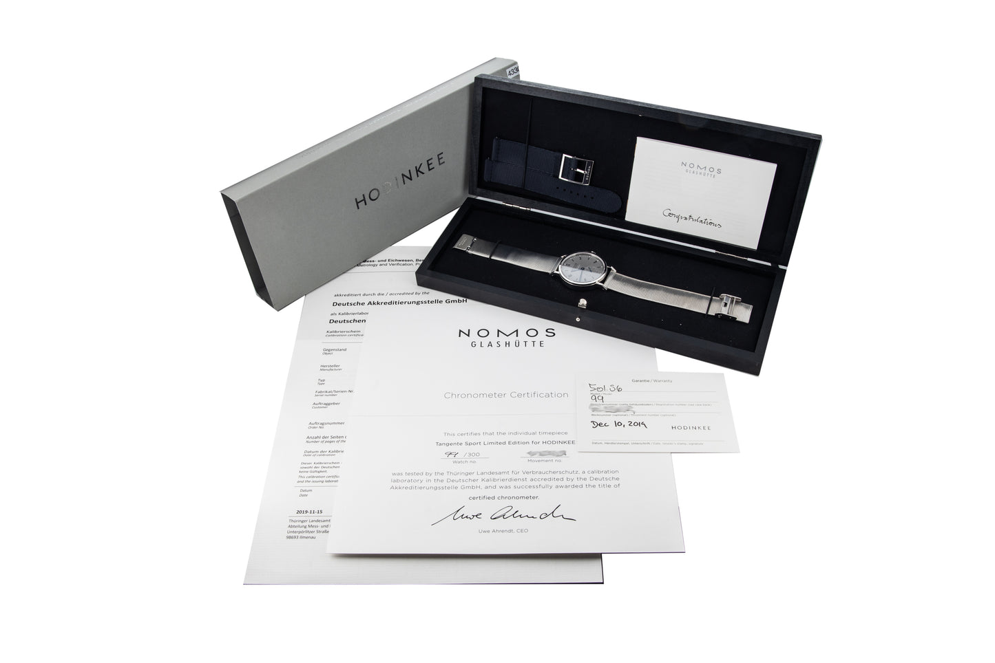 Nomos Tangente Sport Limited Edition for HODINKEE