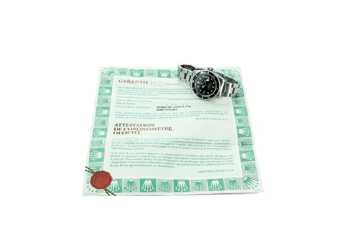 Rolex Submariner Date 'Swiss Only'