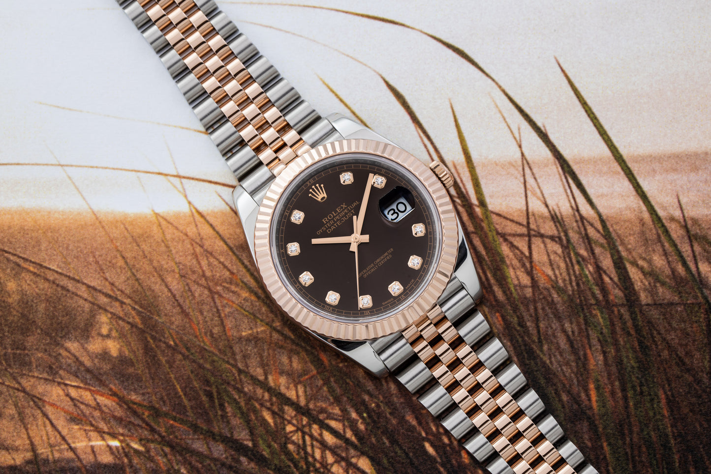 Rolex Datejust 41 Two-Tone Diamond Dial