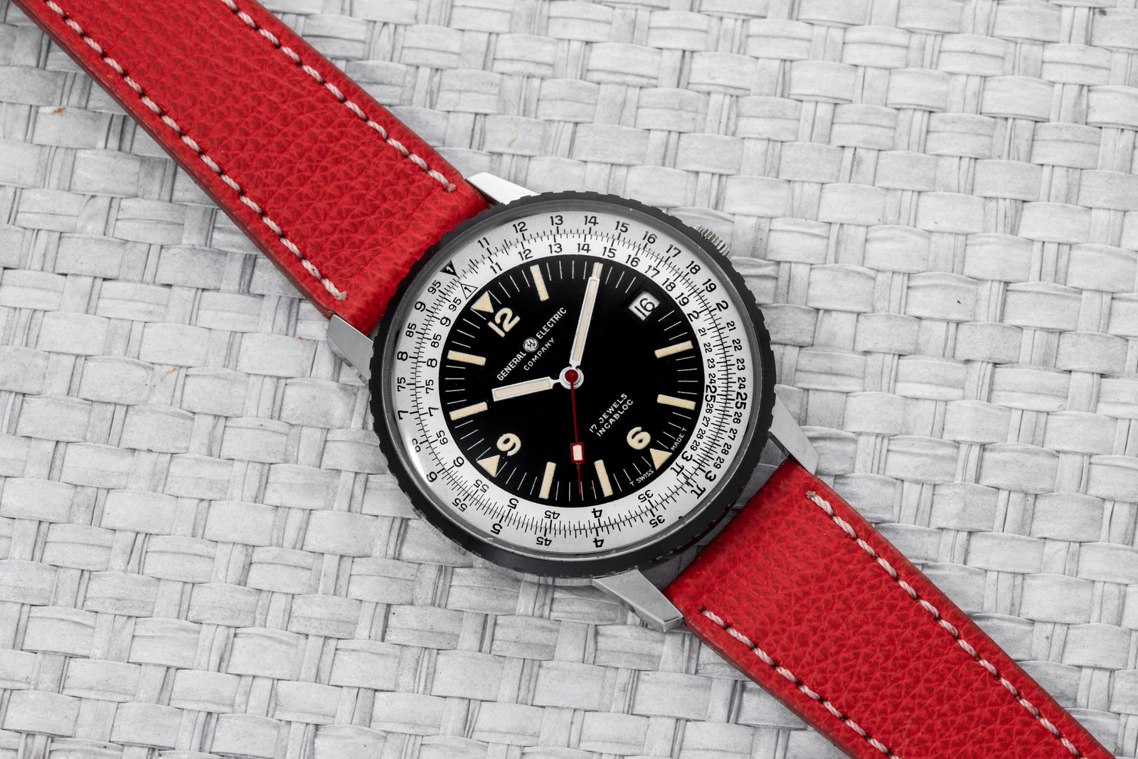 Ollech & Wajs Slide-Rule Watch For General Electric