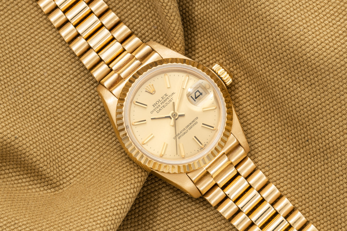 Rolex Lady Datejust 18K